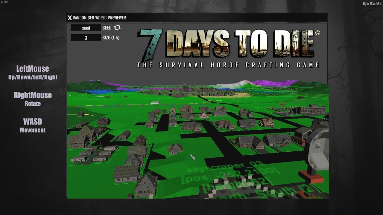 7 days to die map seeds